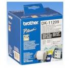 Brother DK11209 White Label - 29mm x 62mm - 800 per roll