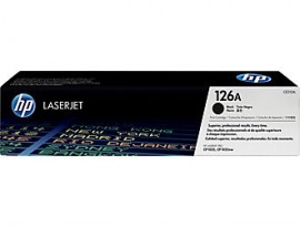HP CE310A Black Toner Cartridge - 1,200 page