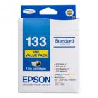 Epson 133   (133) Ink Value Pack, contains BK,C,M & Y