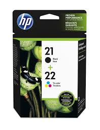 HP #21 & #22 Black & Colour Combo Ink Cartridge