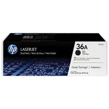 HP No.36A Toner Cartridge Twin Pack - 2 x 2,000 pages