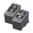Canon PG-40 / CL-41 Combo Pack - Includes 1 x PG-40 & 1 x CL-41 