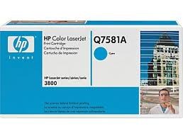 HP Q7581A Cyan  Toner Cartridge