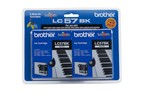 Brother LC57Bk Black Twinpack Ink Cartridge