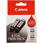 Canon PGI670XL Black Ink Twin Pack