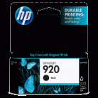 HP #920 Black Ink Cartridge - 420 pages