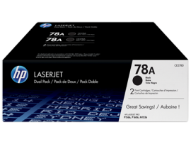 HP #78A Black Toner twin pack - 2,100 pages each