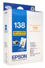 Epson 138 Value Pack - B,C,M & Y x 1 + 4x6 20 sheet