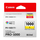 Canon PFI1000 Yellow Ink Cartridge