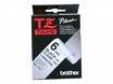 Brother TZ-111 Tape 6mm Black Text On Clear Tape - 8 metres