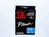 Brother TZ-535 Tape 12mm White Text On Blue Tape - 8 metres