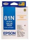 Epson 81N HY Ink Value Pack (contains B,C,M,Y,LC,LM)
